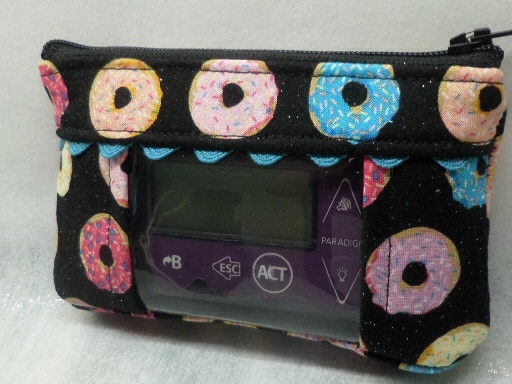 Sparkling Donuts Insulin Pump Pouch For Girls