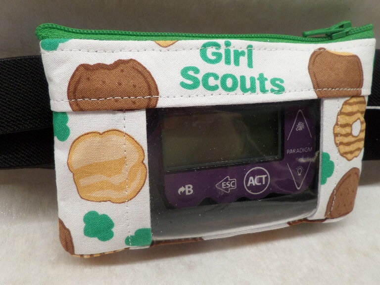 Insulin Pump Pouch Girl Scout Cookies