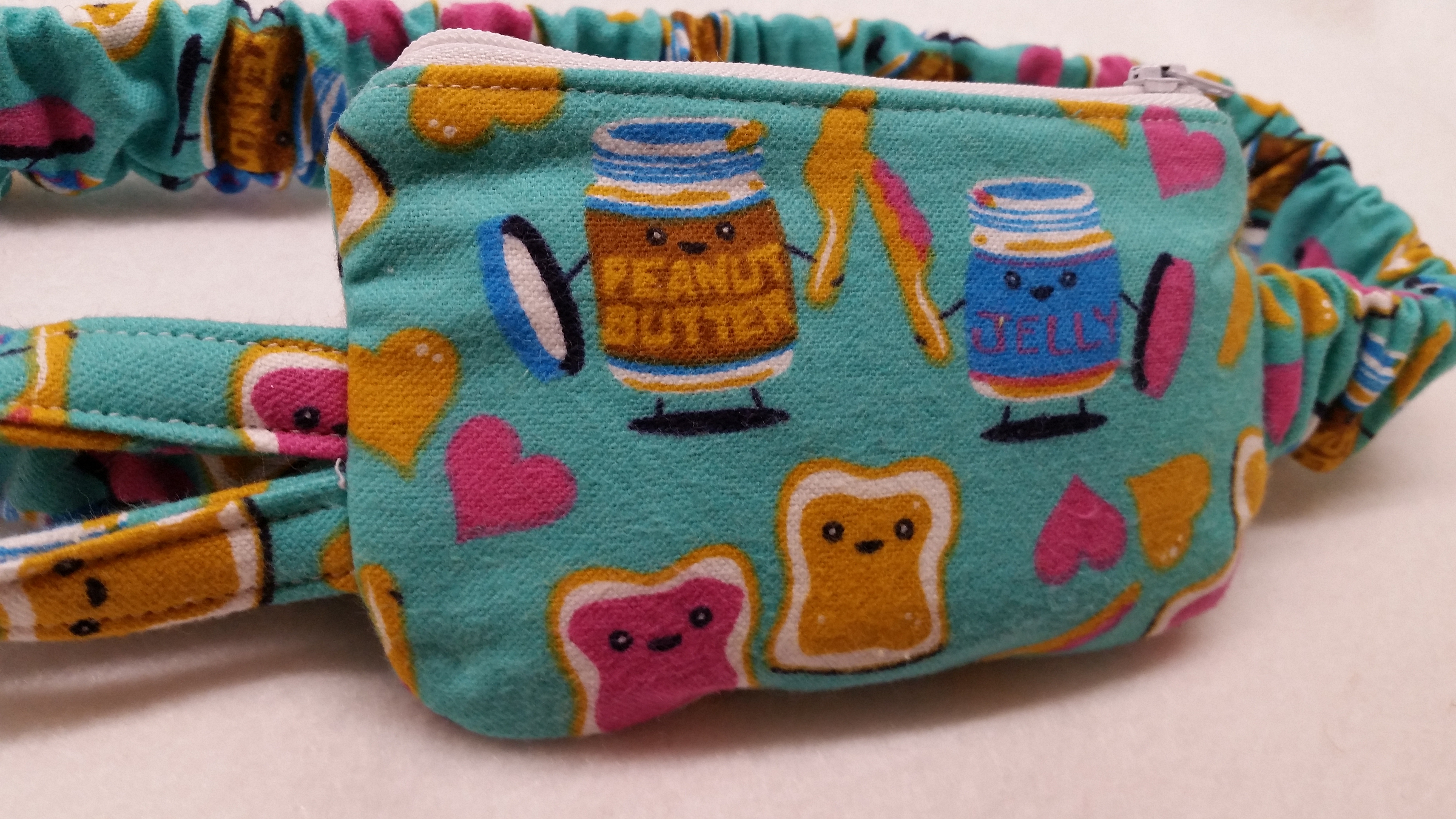 Insulin Pump Pouch Peanut Butter & Jelly - Click Image to Close