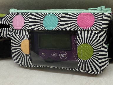 Colorful Skies Insulin Pump Pouch For Girls