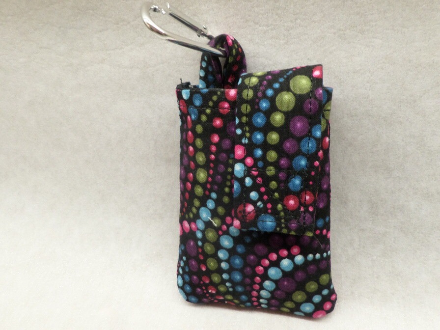 Vertical Insulin Pump Pouch Colorful Pearls