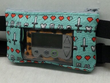 Gaming Icons Insulin Pump Pouch for Children