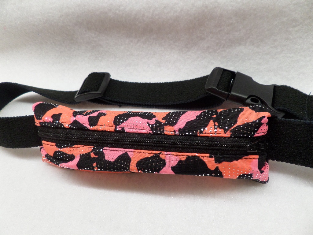 Mystique Slim Fit Cheetah Shimmer Insulin Pump Belt Spandex - Click Image to Close